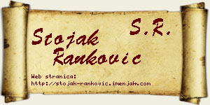Stojak Ranković vizit kartica